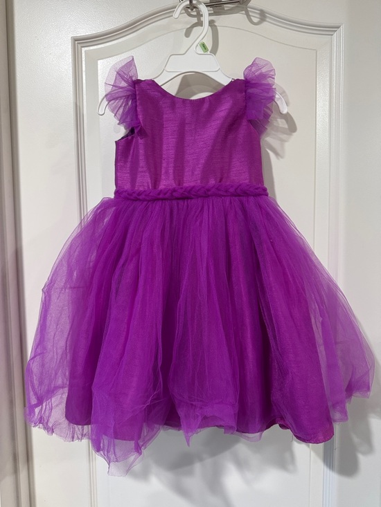 custom made Other - Youngland Vibrant Purple Tulle Party Dress / AA66
